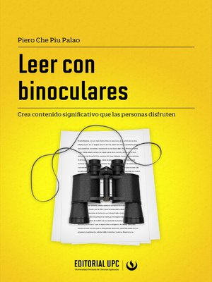 cover image of Leer con binoculares